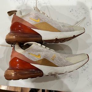 Nike Airmax 270 mauve & gold